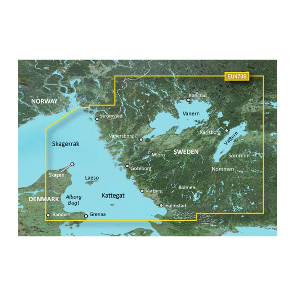 Garmin BlueChart g3 Vision HD - VEU470S - Stromstad to Halmstad - microSD/SD [010-C0814-00] Garmin