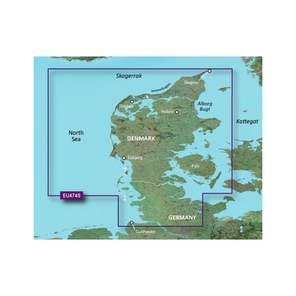 Garmin BlueChart g3 Vision HD - VEU474S - Alborg to the Eider - microSD/SD [010-C0818-00] Garmin