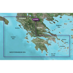 Garmin BlueChart g3 Vision HD - VEU490S - Greece West Coast  Athens - microSD/SD [010-C0834-00] Garmin