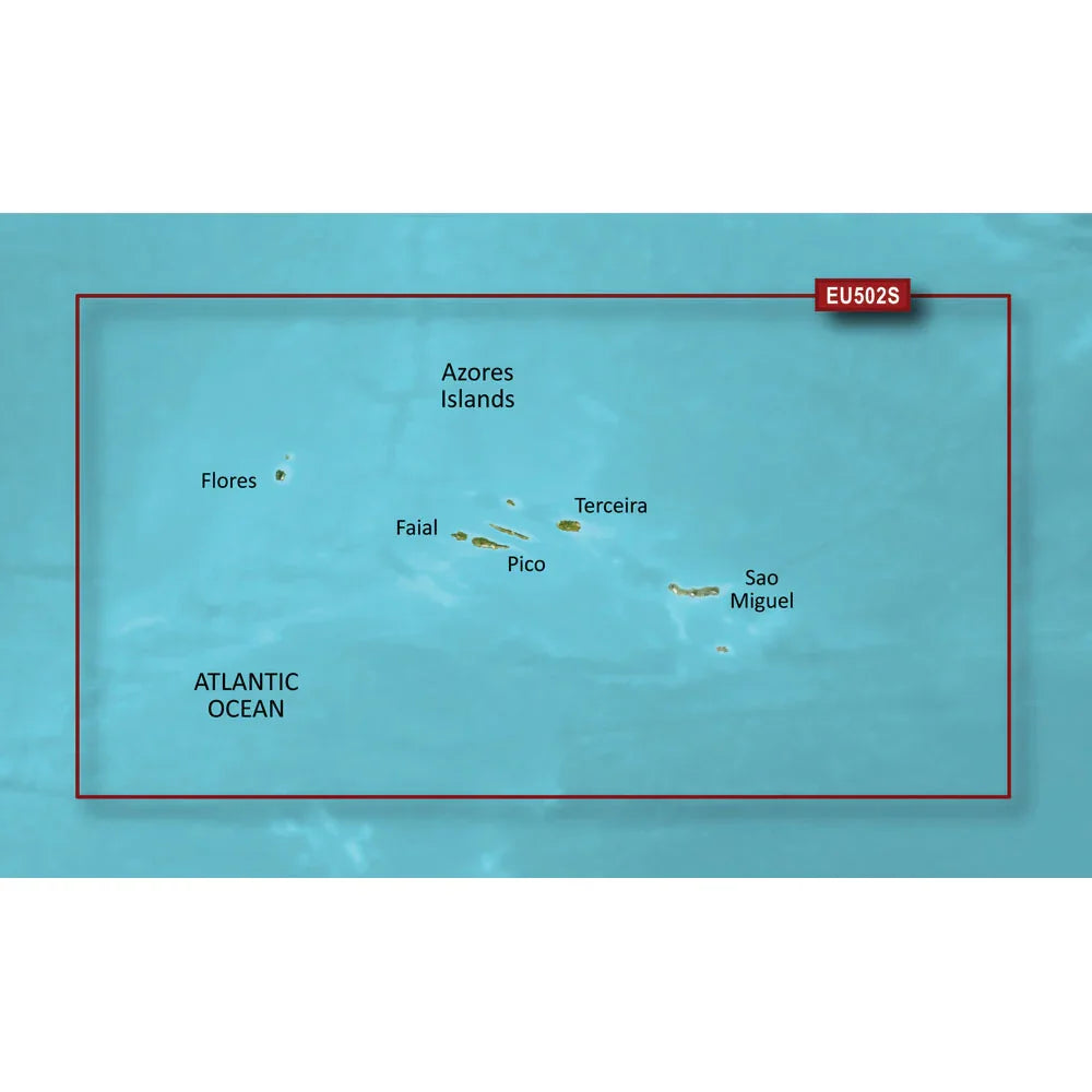 Garmin BlueChart g3 Vision HD - VEU502S - Azores Islands - microSD/SD [010-C0846-00] Garmin