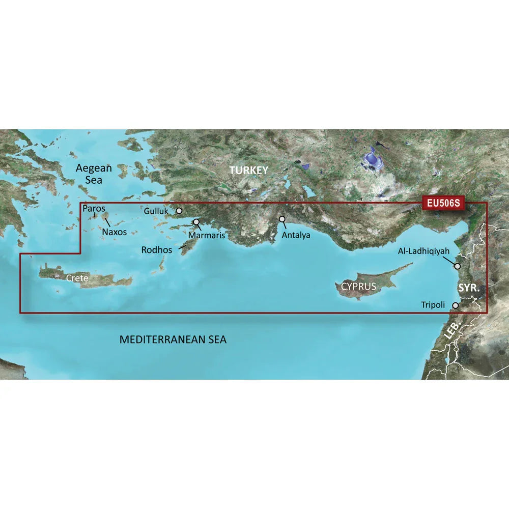 Garmin BlueChart g3 Vision HD - VEU506S - Crete To Cyprus - microSD/SD [010-C0850-00] Garmin