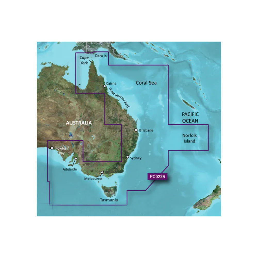 Garmin BlueChart g3 Vision HD - VPC022R - East Coast Australia - microSD/SD [010-C0756-00] Garmin