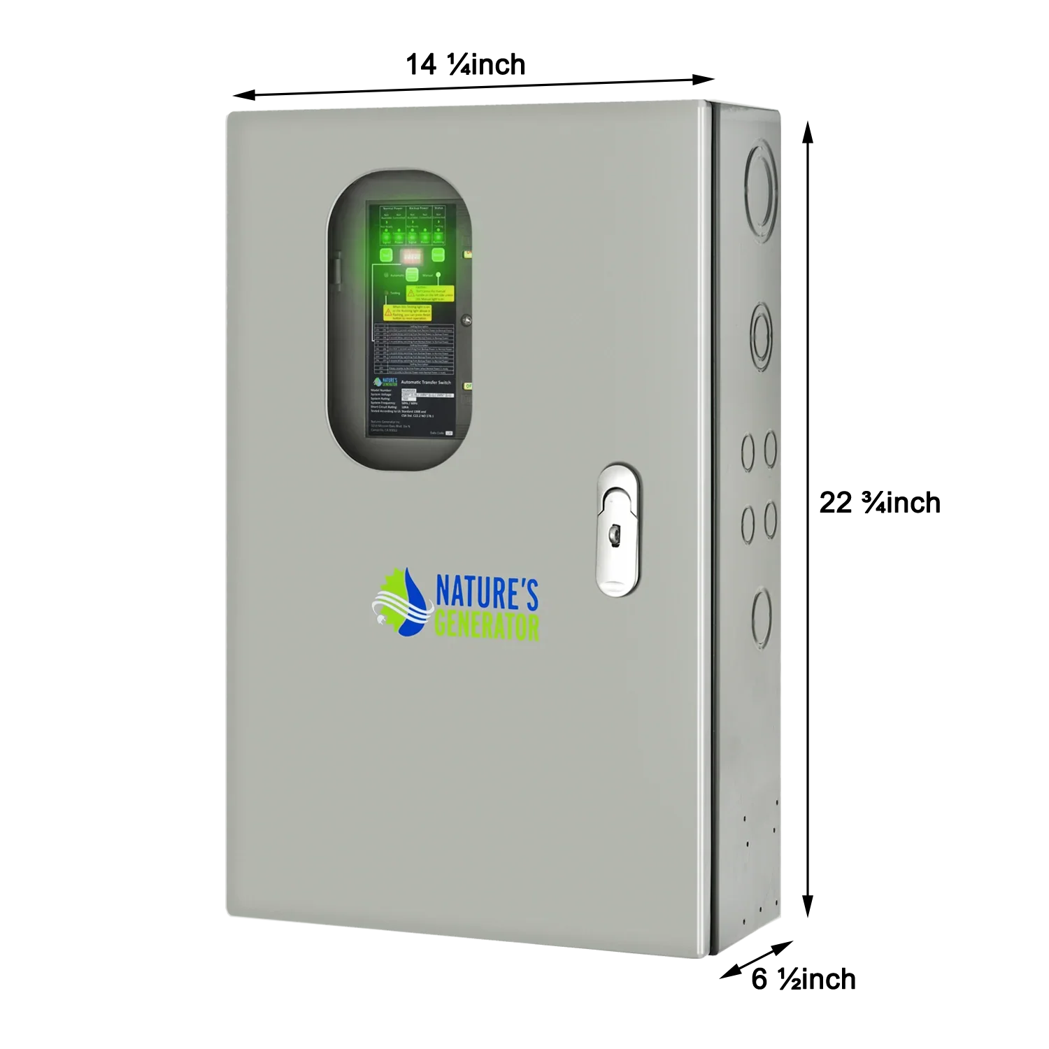 Nature's Generator 30A Automatic Generator Transfer Switch - Green Vista Living