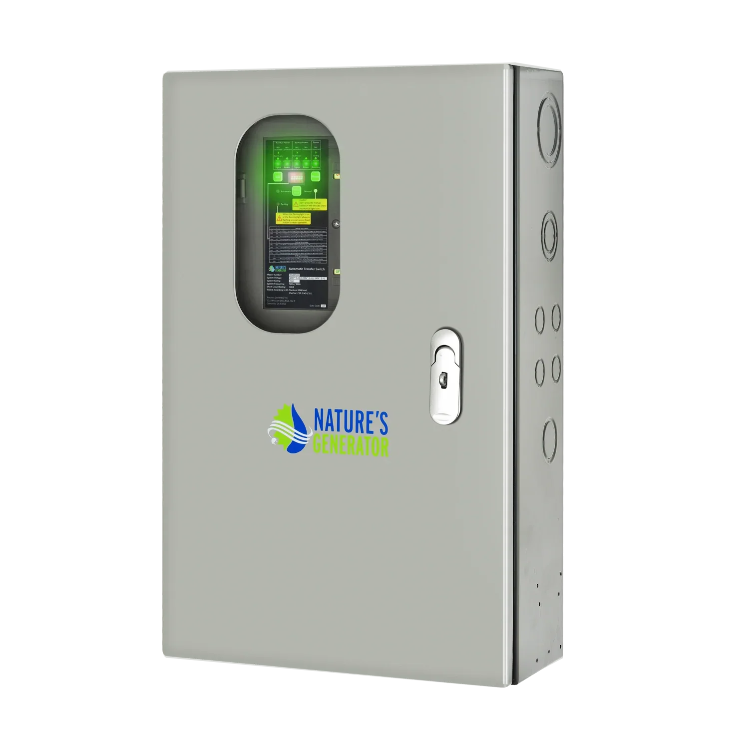 Nature's Generator 30A Automatic Generator Transfer Switch - Green Vista Living
