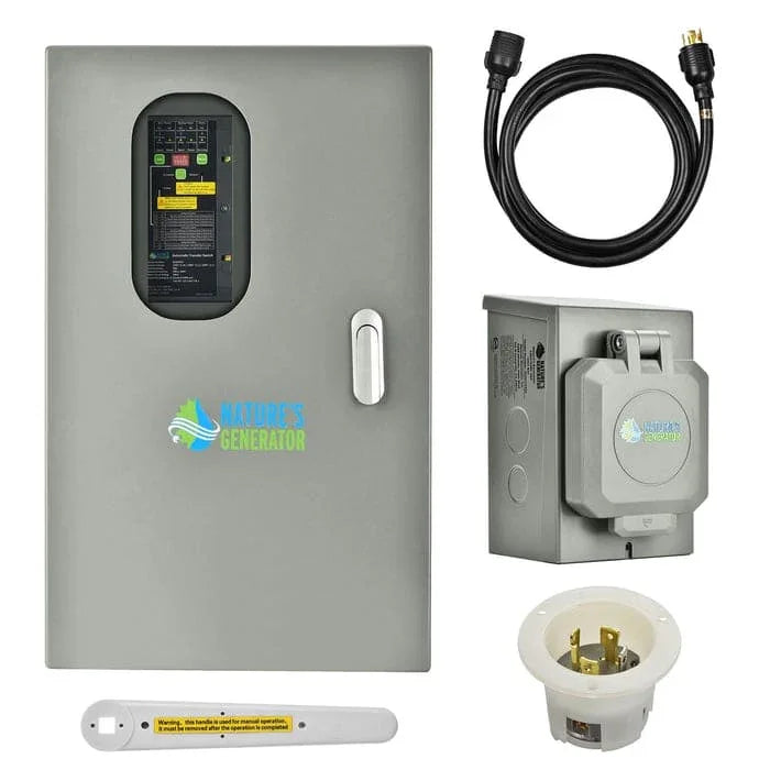 Nature's Generator Lithium 6000 and Transfer Switch - Green Vista Living