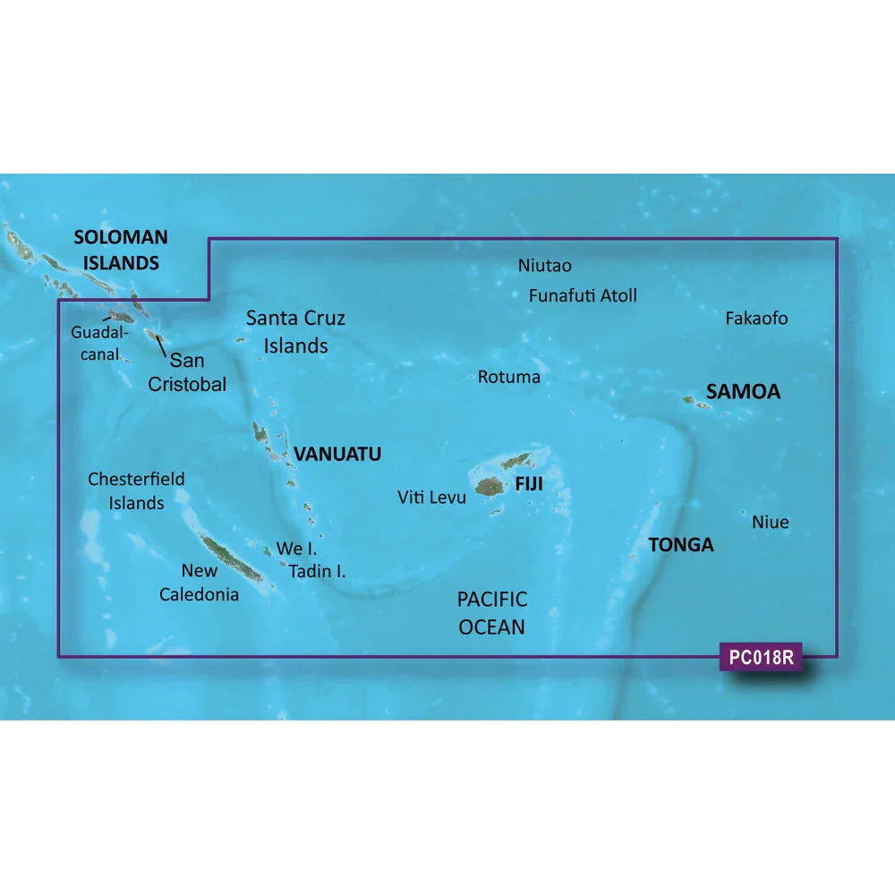 Garmin BlueChart g3 Vision HD - VPC018R - New Caledonia - Fiji - microSD/SD [010-C0865-00] Garmin