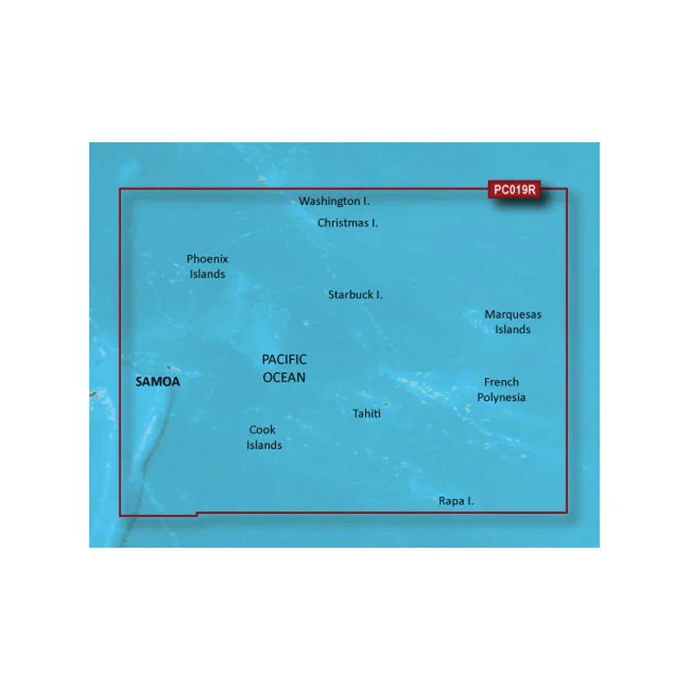 Garmin BlueChart g3 Vision HD - VPC019R - Polynesia - microSD/SD [010-C0866-00] Garmin
