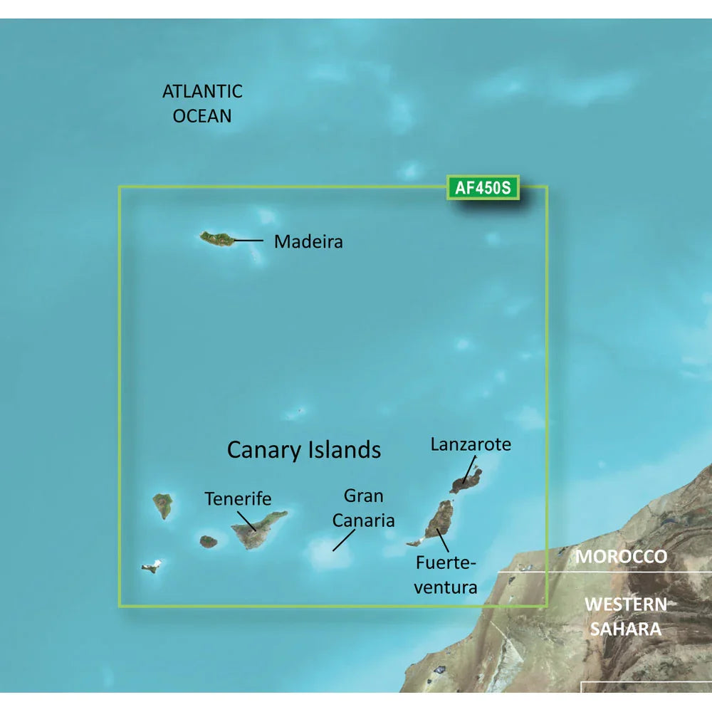 Garmin BlueChart g3 Vision HD - VAF450S - Madeira  Canary Islands - microSD/SD [010-C0750-00] Garmin