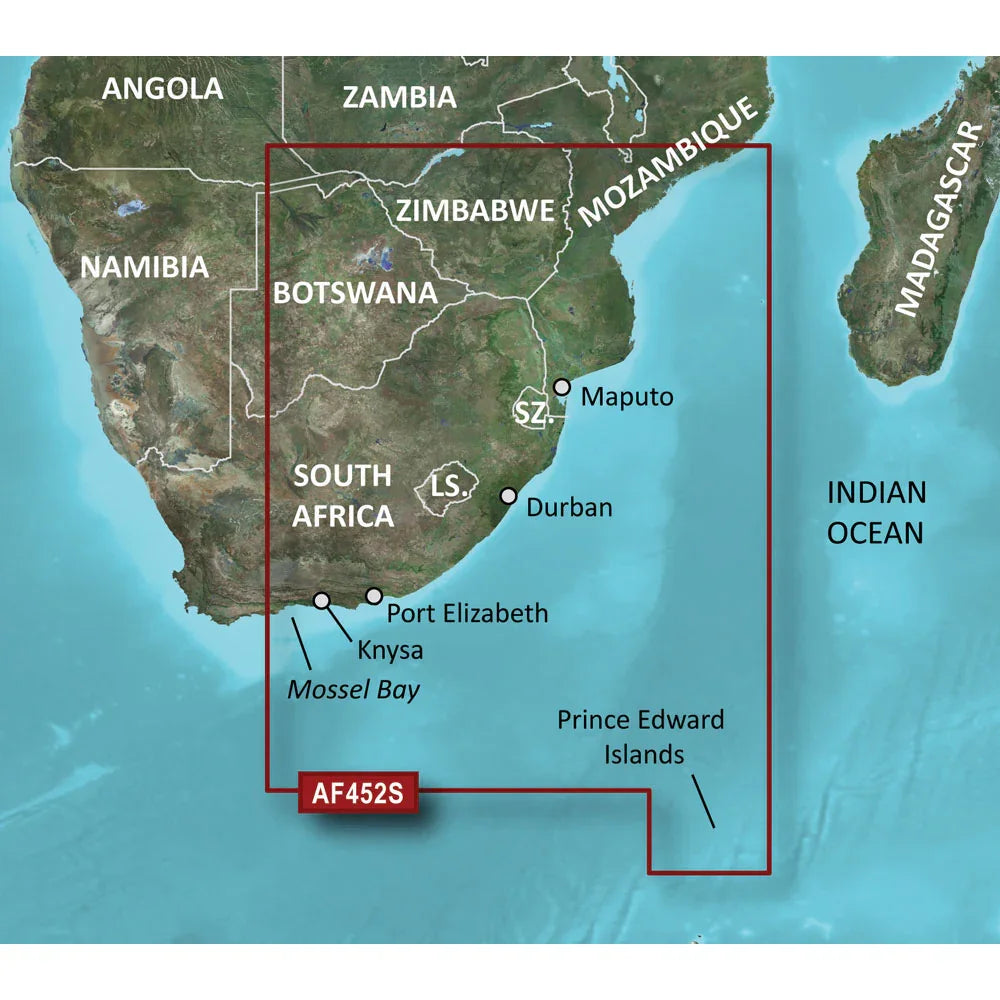 Garmin BlueChart g3 Vision HD - VAF452S - Knysna, SA to Beira, MZ - microSD/SD [010-C0752-00] Garmin