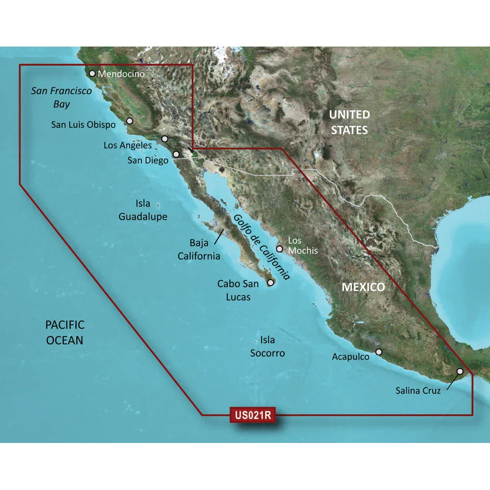 Garmin BlueChart g3 HD - HXUS021R - California - Mexico - microSD/SD [010-C0722-20] - Green Vista Living