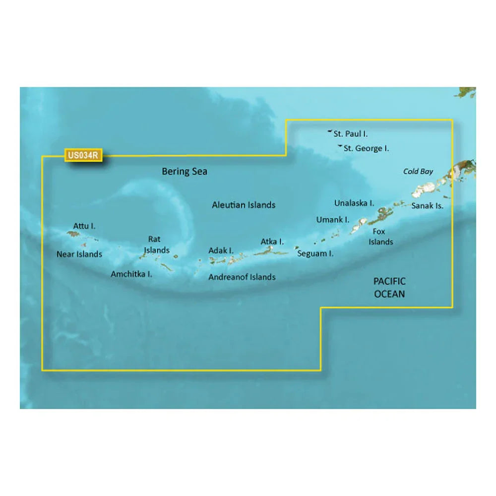 Garmin BlueChart g3 Vision HD - VUS034R - Aleutian Islands - microSD/SD [010-C0735-00] Garmin