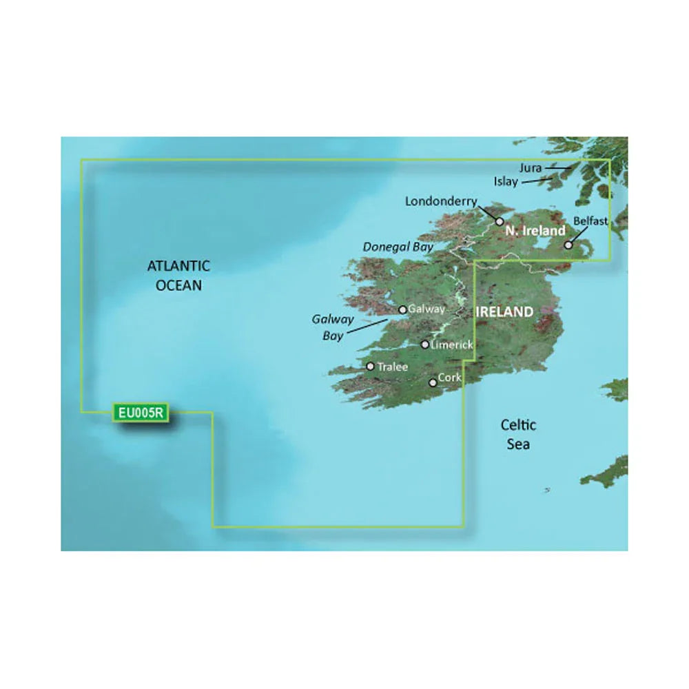 Garmin BlueChart g3 HD - HEU005R - Ireland, West Coast - microSD/SD [010-C0764-20] Garmin