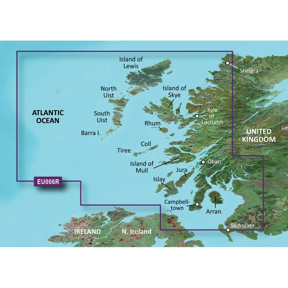 Garmin BlueChart g3 HD - HXEU006R - Scotland West Coast - microSD/SD [010-C0765-20] Garmin