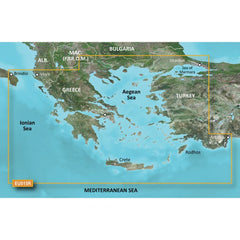 Garmin BlueChart g3 HD - HXEU015R Aegean Sea  Sea of Marmara - microSD/SD [010-C0773-20] Garmin