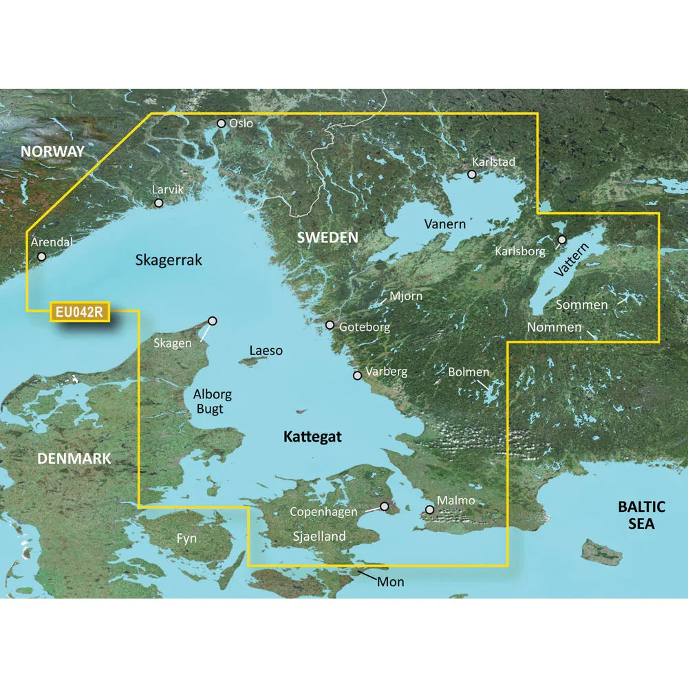 Garmin BlueChart g3 HD - HXEU042R - Oslo to Trelleborg - microSD/SD [010-C0779-20] Garmin