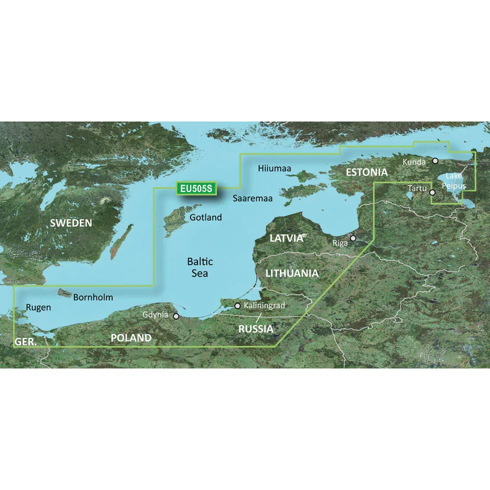 Garmin BlueChart g3 HD - HXEU065R - Baltic Sea East Coast - microSD/SD [010-C0849-20] Garmin
