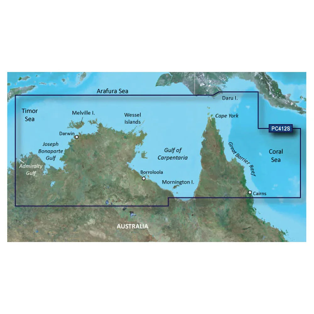 Garmin BlueChart g3 HD - HXPC412S - Admiralty Gulf Wa To Cairns - microSD/SD [010-C0870-20] Garmin