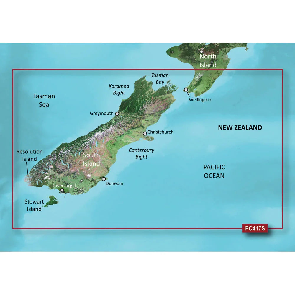 Garmin BlueChart g3 HD - HXPC417S - New Zealand South - microSD/SD [010-C0875-20] Garmin