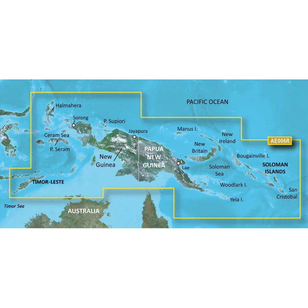 Garmin BlueChart g3 HD - HXAE006R - Timor Leste/New Guinea - microSD/SD [010-C0881-20] Garmin
