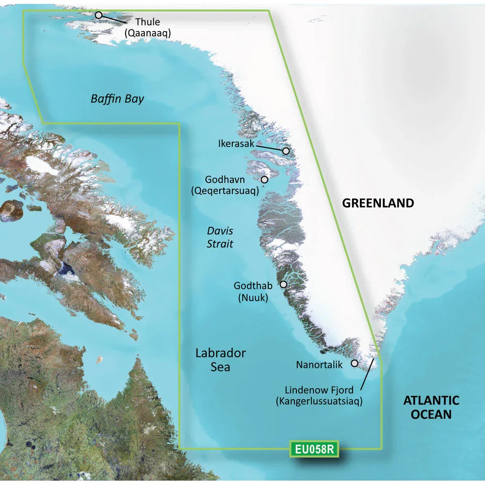 Garmin BlueChart g3 HD - HEU064R - Greenland - microSD/SD [010-C1001-20] Garmin