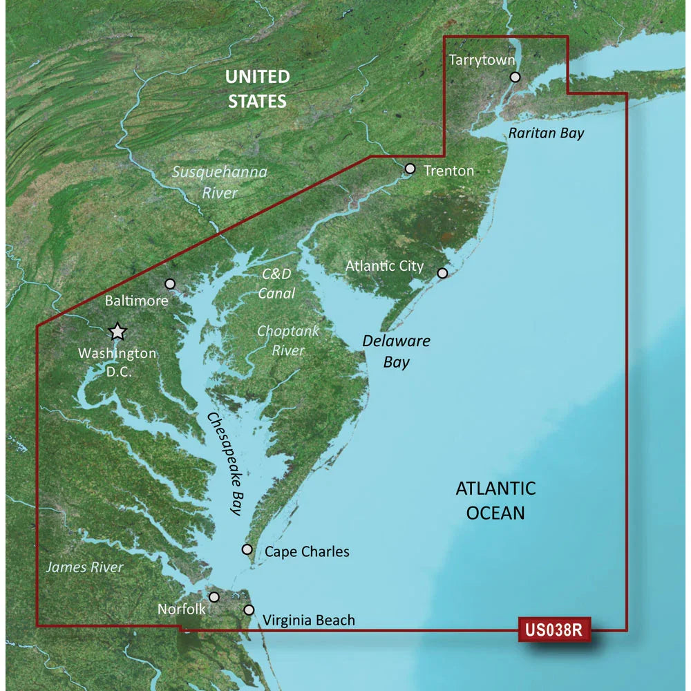 Garmin BlueChart g3 Vision HD - VUS038R - New York - Chesapeake - microSD/SD [010-C1004-00] - Green Vista Living