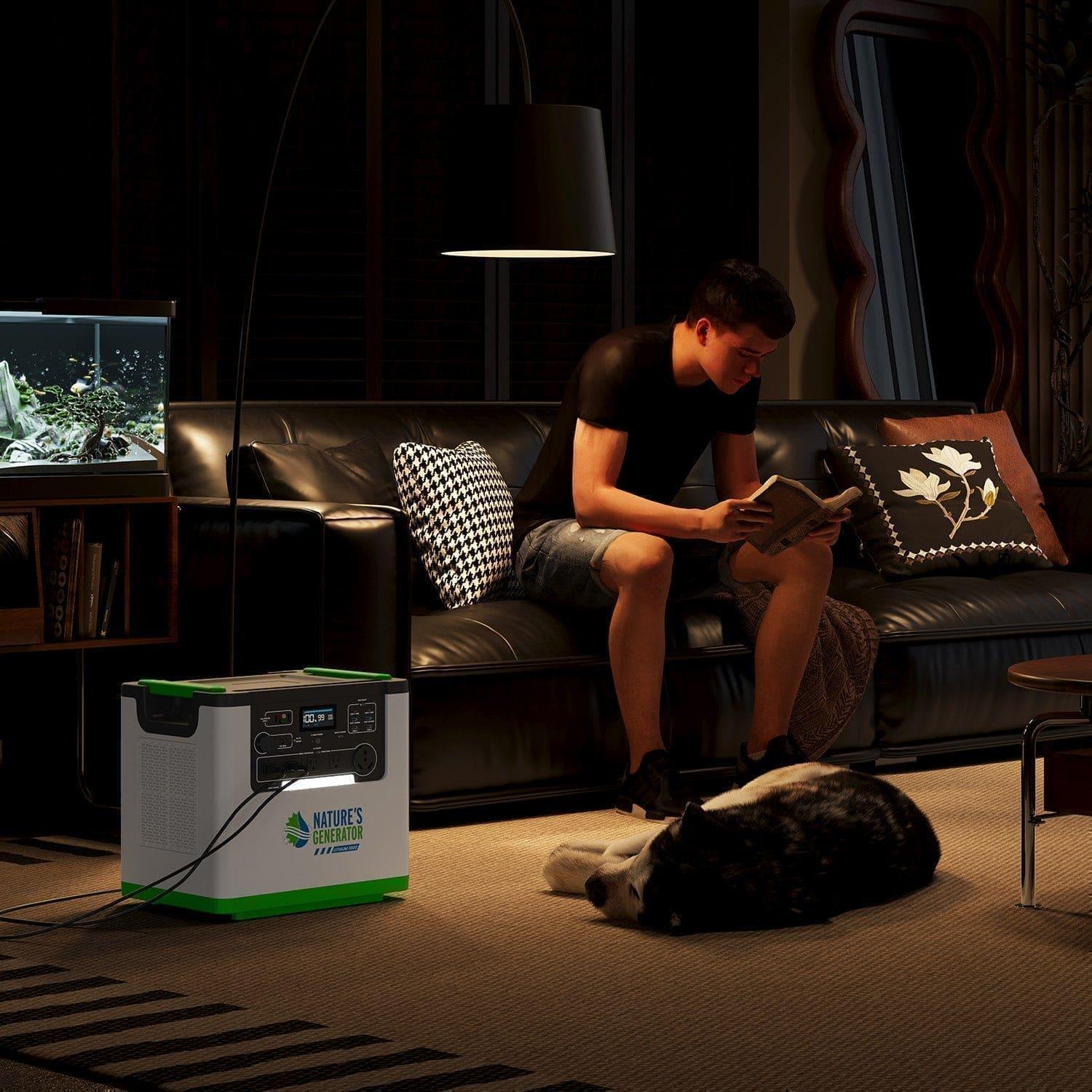 Nature's Generator Lithium 3600 Solar Generator - Green Vista Living