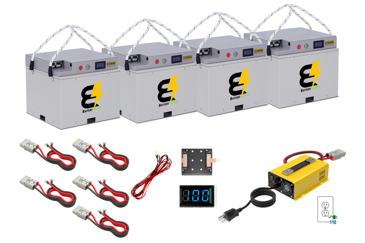 RAPTOR 36V 10kWh Lithium Battery 4x Kit