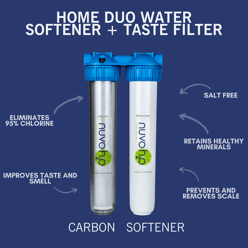 NuvoH2O Manor Duo Water Softener + Filtration System - Green Vista Living