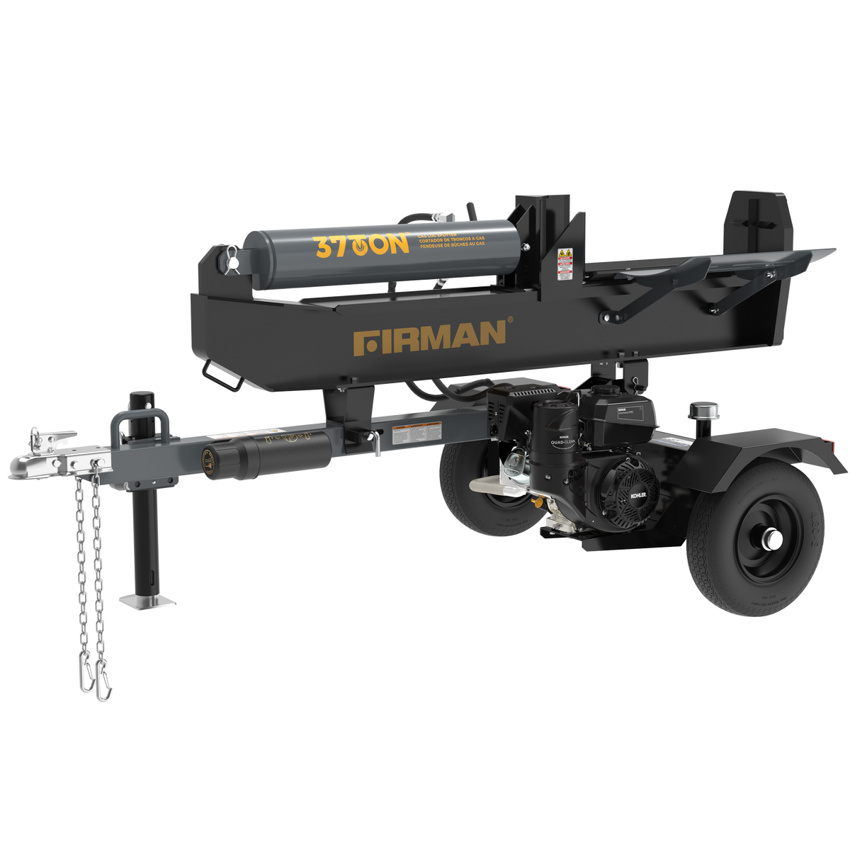 FIRMAN Power Equipment 37-Ton Gas Powered Hydraulic Log Splitter