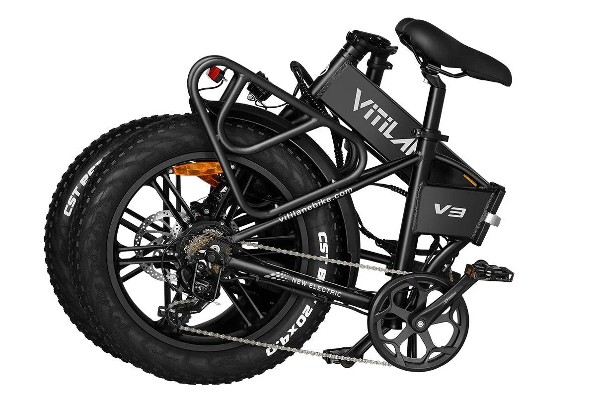 Vitilan V3 2.0 Folding Fat Tires Adult All Terrain Electric Bike Vitilan