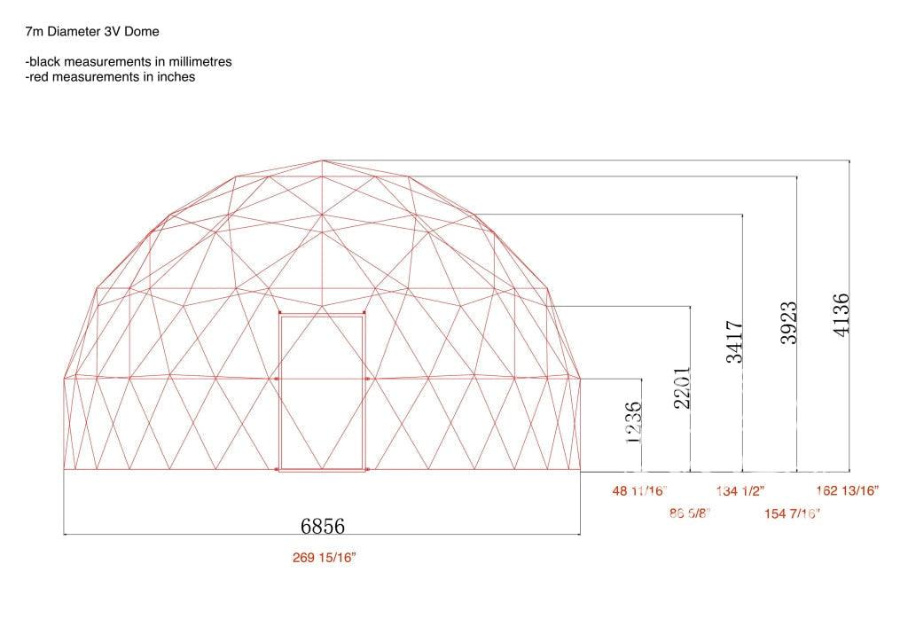 4 Season Glamping Package - 23/7M Dome