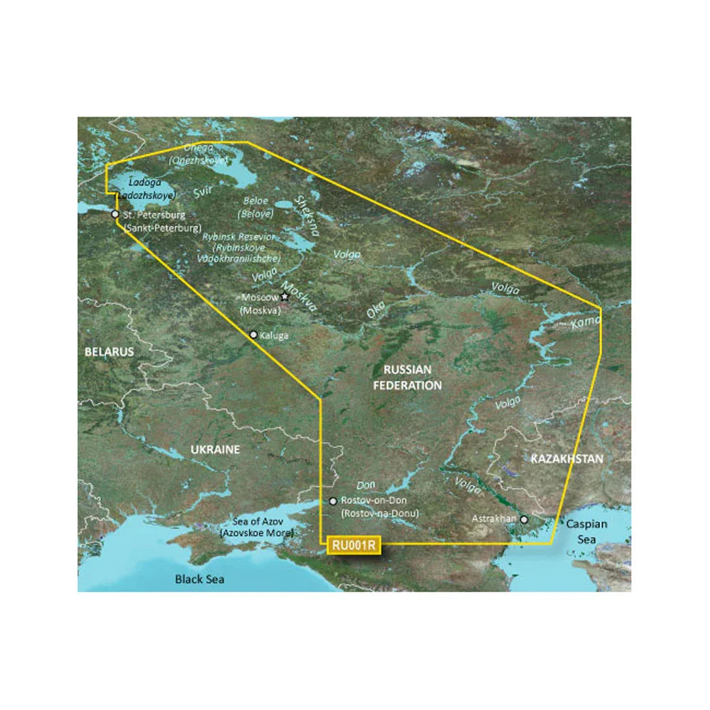 Garmin BlueChart g3 HD - HXEU062R - Russian Inland Waterways - microSD/SD [010-C1048-20] Garmin