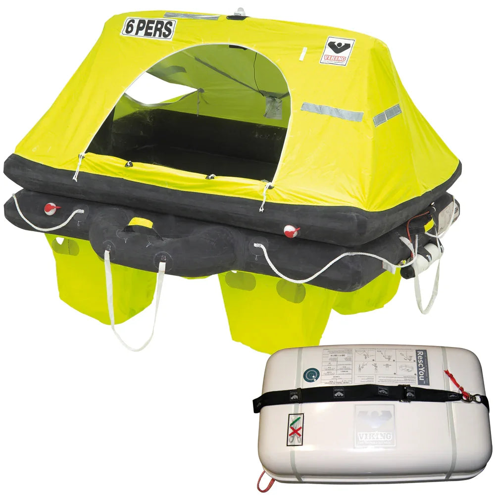 VIKING RescYou Liferaft 8 Person Container Offshore Pack [L008U00785AMD] - Green Vista Living