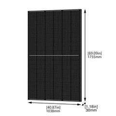 410 Watt Monocrystalline Solar Panel (2 Pack) - Green Vista Living