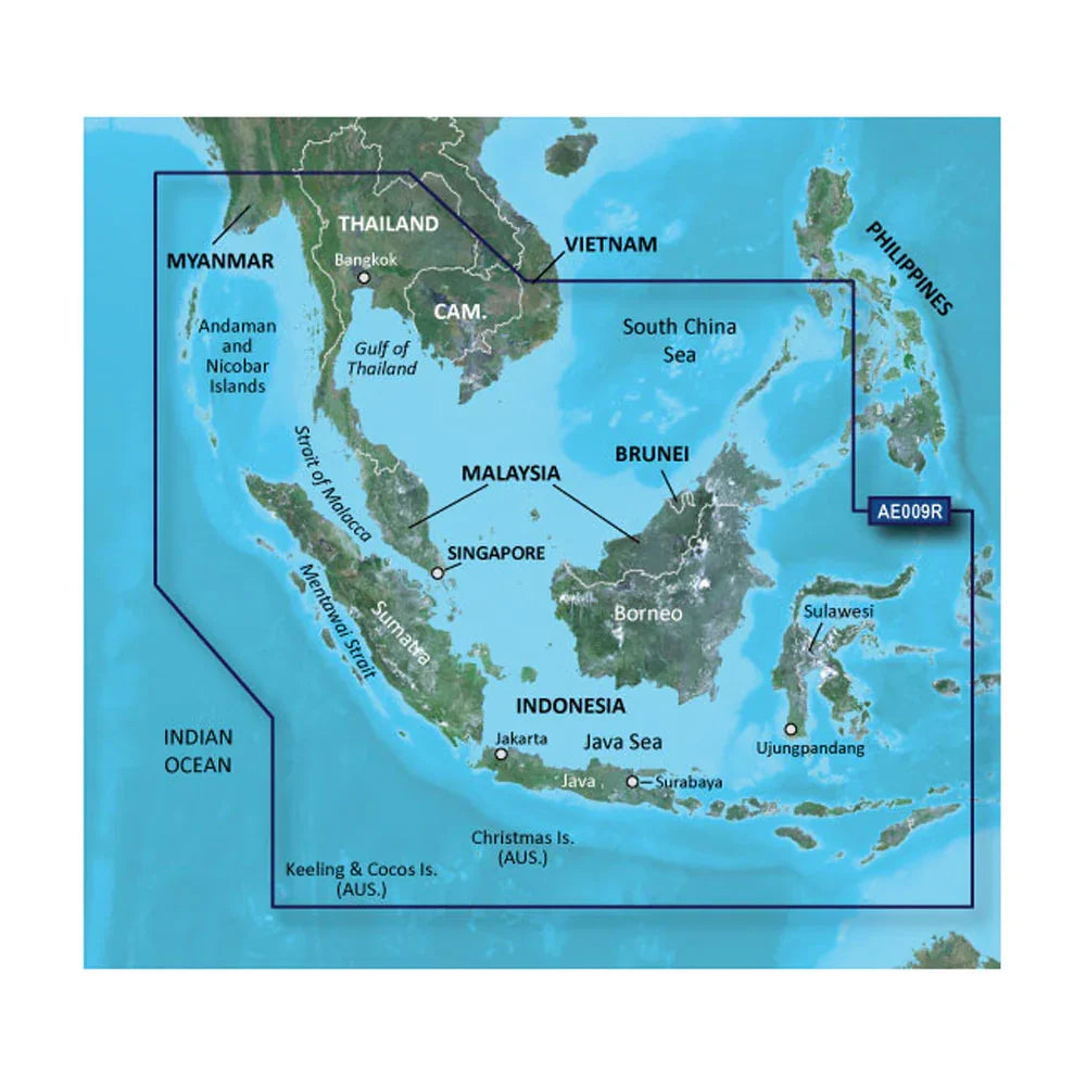Garmin BlueChart g3 HD - HXAE009R - Singapore / Malaysia / Indonesia - microSD / SD [010-C0884-20] Garmin