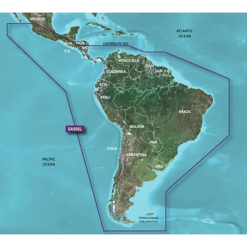 Garmin BlueChart g3 HD - HXSA600X - South America - microSD/SD [010-C1067-20] - Green Vista Living