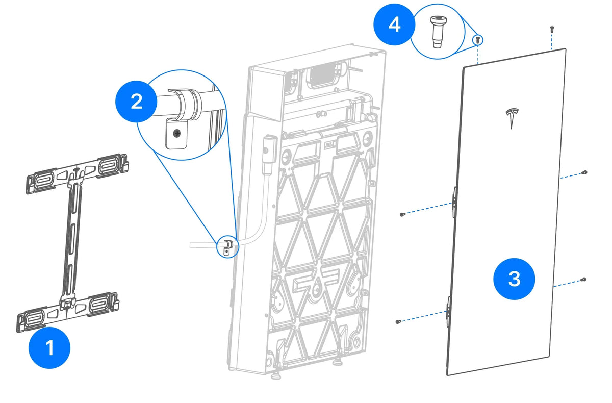 Tesla Powerwall 1978069-00-x Expansion Wall Mount Kit - Green Vista Living