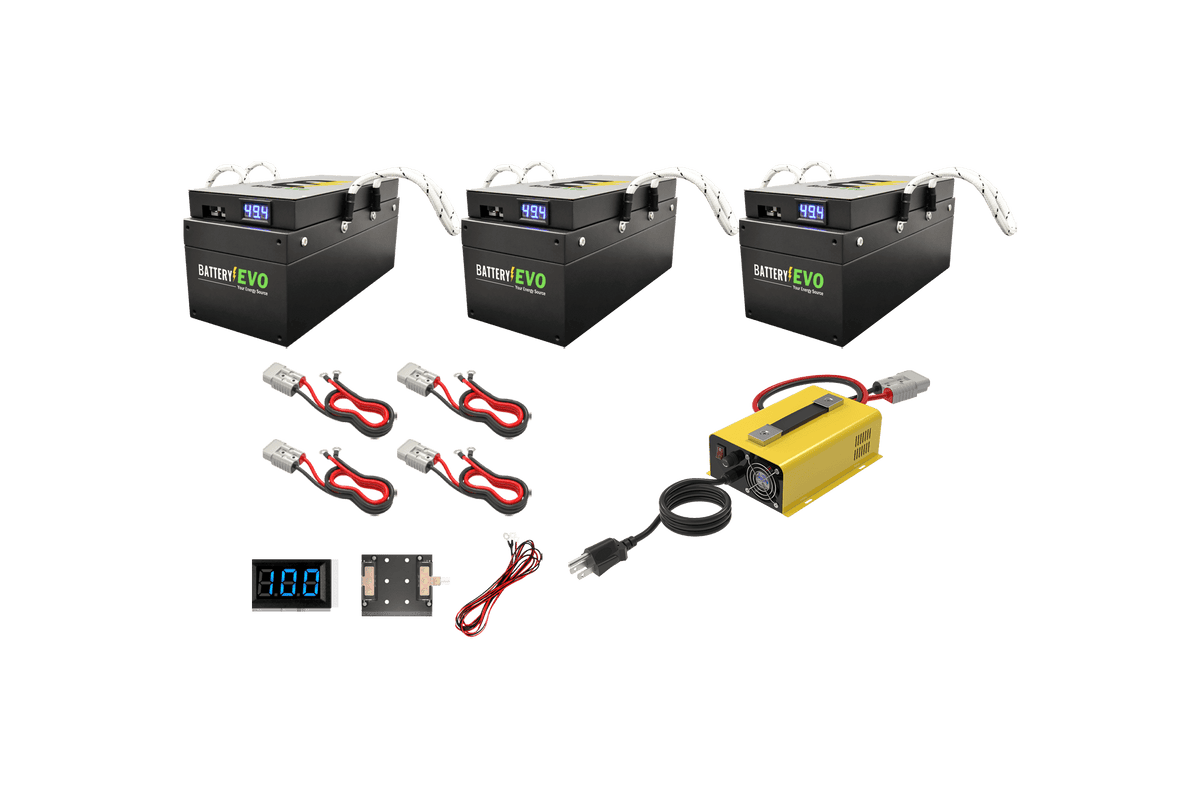 BatteryEVO 48V BADGER 3x Battery Kit (141Ah - 6.3 kWh) - Green Vista Living
