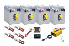 EAGLE 48V 6kWh Lithium Battery 4x Kit