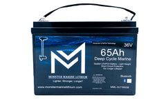 36V 65Ah Bluetooth Lithium Trolling Battery