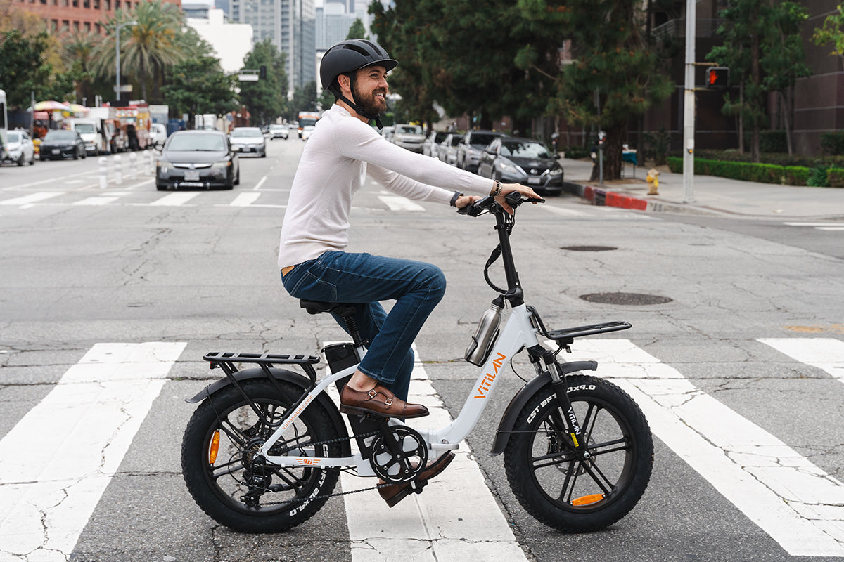 Vitilan U7 Step-thru Foldable Fat Tire Electric Bike