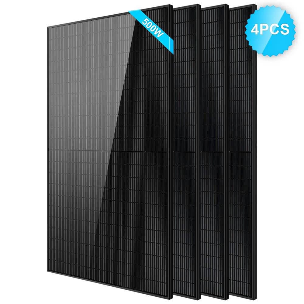 500W Mono Black PERC Solar Panel - Green Vista Living