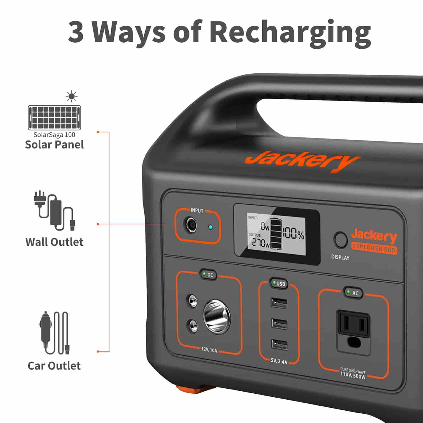 Jackery Solar Generator 500 - Green Vista Living