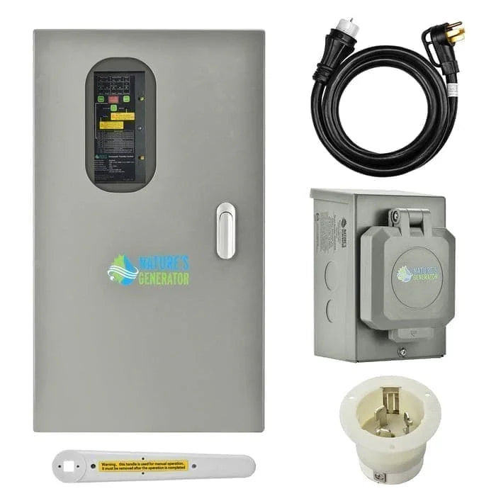 Nature's Generator Lithium 6000 and Transfer Switch - Green Vista Living