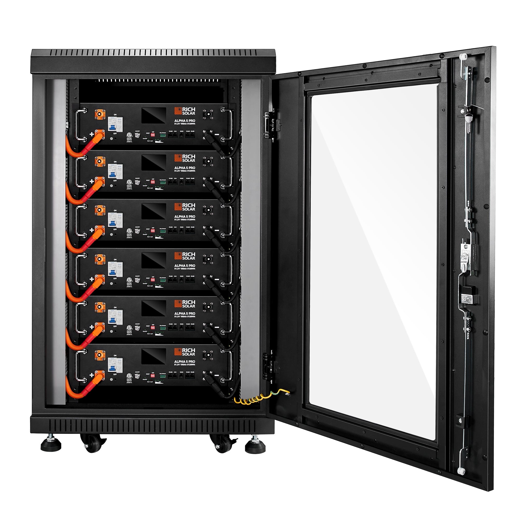 ALPHA 5 PRO 51.2V 100Ah LiFePO4 Battery Premium 48V Server Rack Lithium Battery for Residential, Commercial, RVs, Off-Grid - Green Vista Living