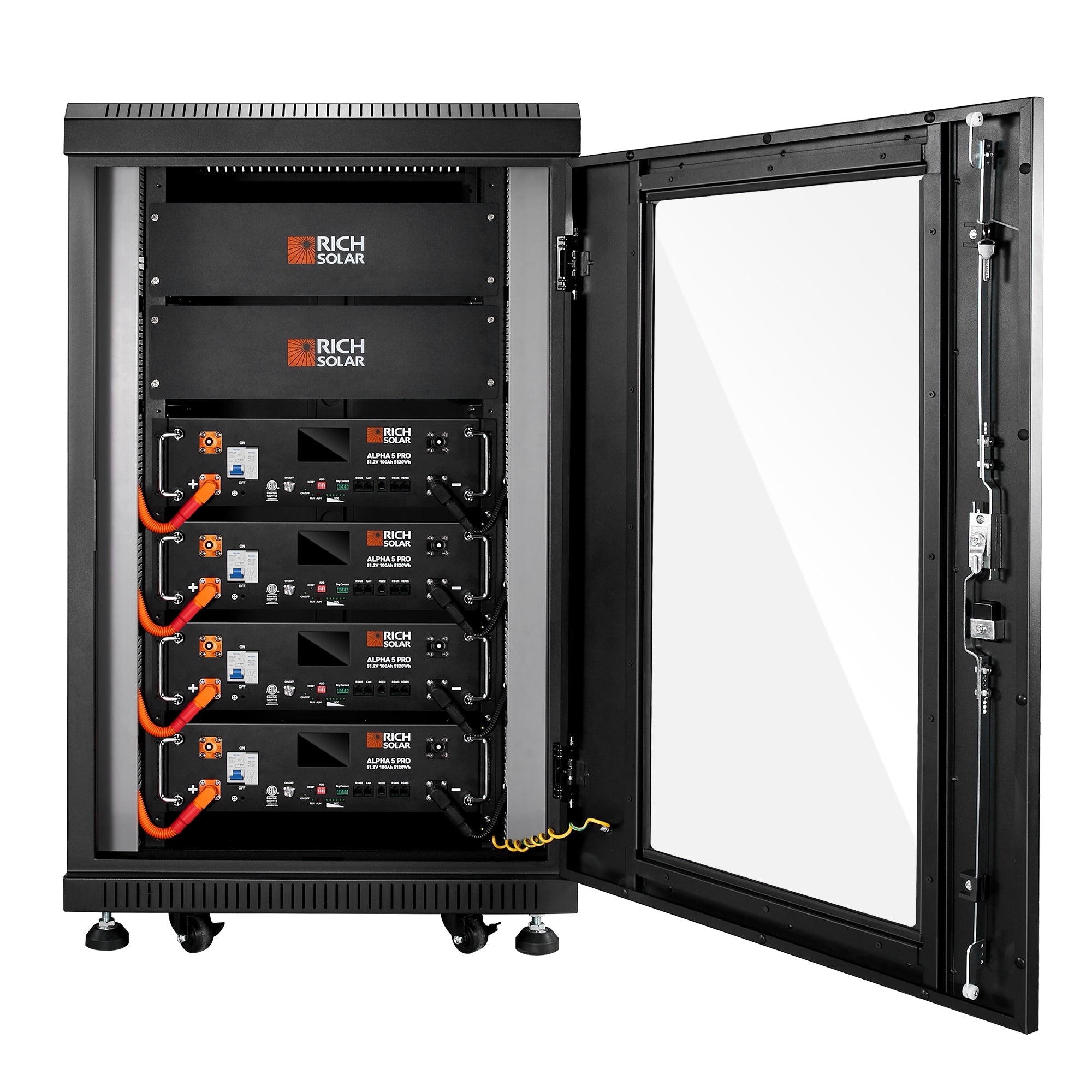 ALPHA 5 PRO 51.2V 100Ah LiFePO4 Battery Premium 48V Server Rack Lithium Battery for Residential, Commercial, RVs, Off-Grid - Green Vista Living