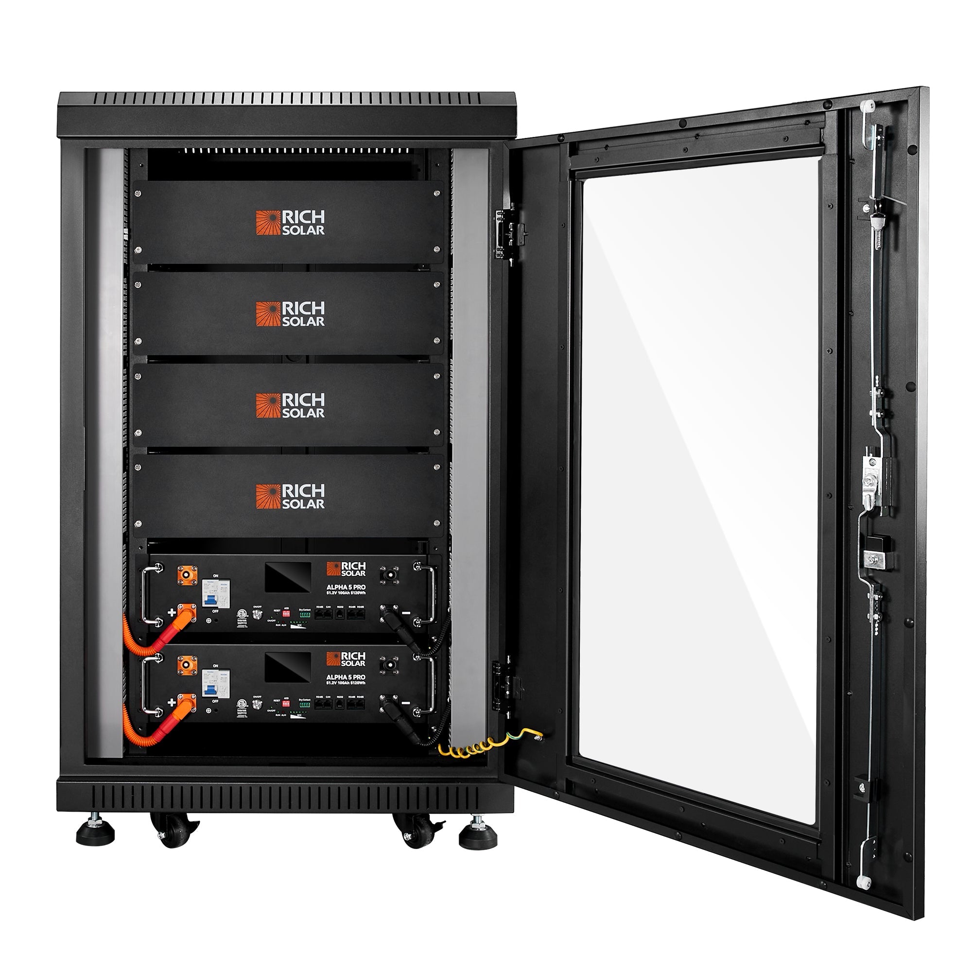 ALPHA 5 PRO 51.2V 100Ah LiFePO4 Battery Premium 48V Server Rack Lithium Battery for Residential, Commercial, RVs, Off-Grid - Green Vista Living