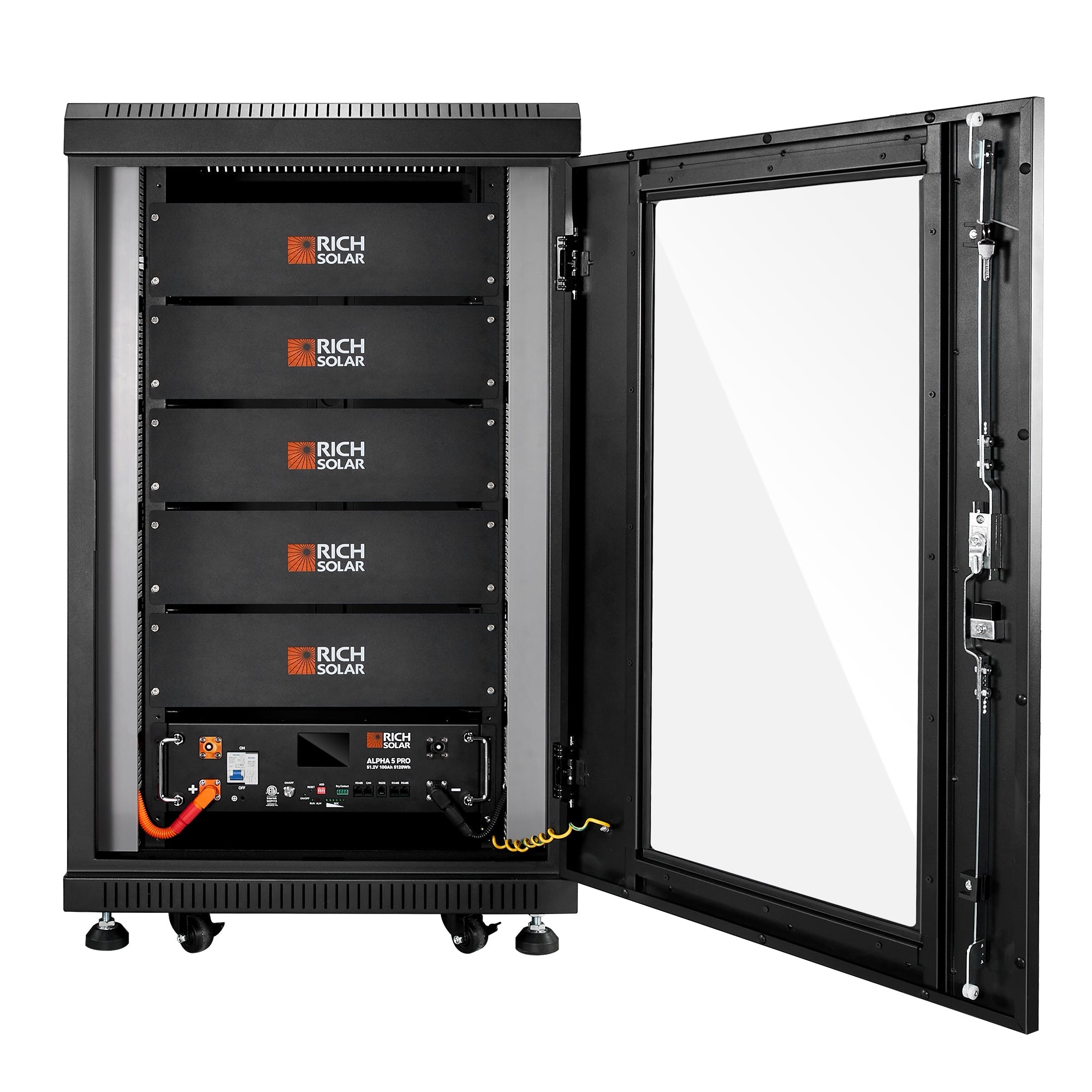 ALPHA 5 PRO 51.2V 100Ah LiFePO4 Battery Premium 48V Server Rack Lithium Battery for Residential, Commercial, RVs, Off-Grid - Green Vista Living