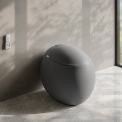 Swiss Madison Plaisir Smart One-Piece 1.28 GPF Single Flush Toilet in Matte Gray