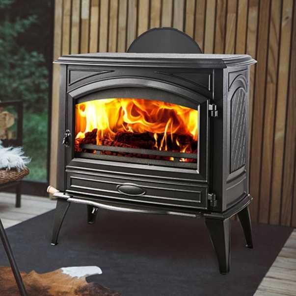 Amantii Lynwood W-76 Cast Iron Free Stand Wood Fireplace